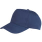 Boston 5-Panel Printers Cap - Navy