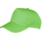Boston 5-Panel Printers Cap - Lime