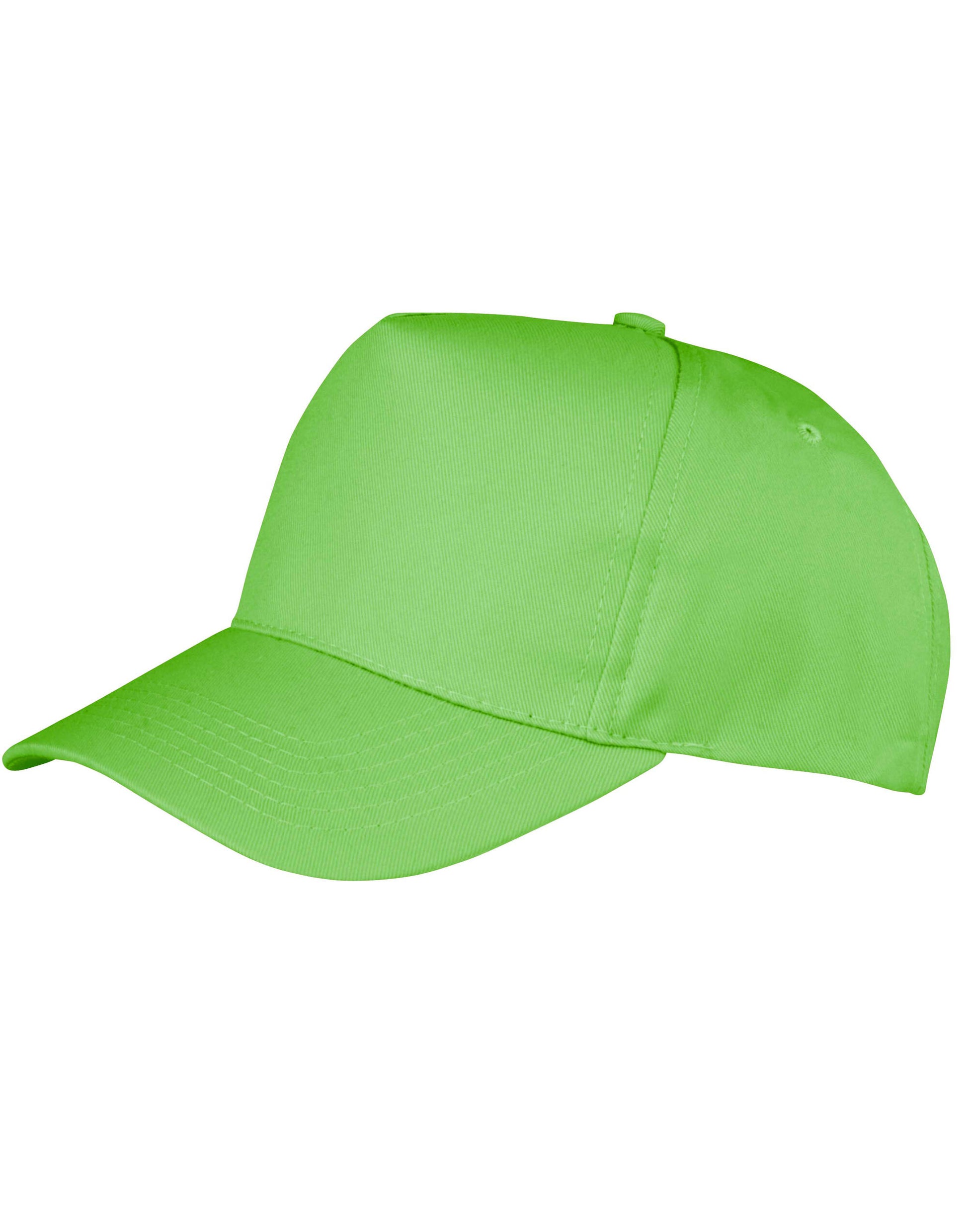 Boston 5-Panel Printers Cap - Lime
