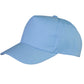 Boston 5-Panel Printers Cap - Sky Blue