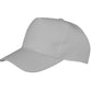 Boston 5-Panel Printers Cap - Dove Grey