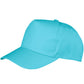 Boston 5-Panel Printers Cap - Aqua