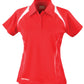 Ladies' Team Spirit Polo Shirt - Red/White