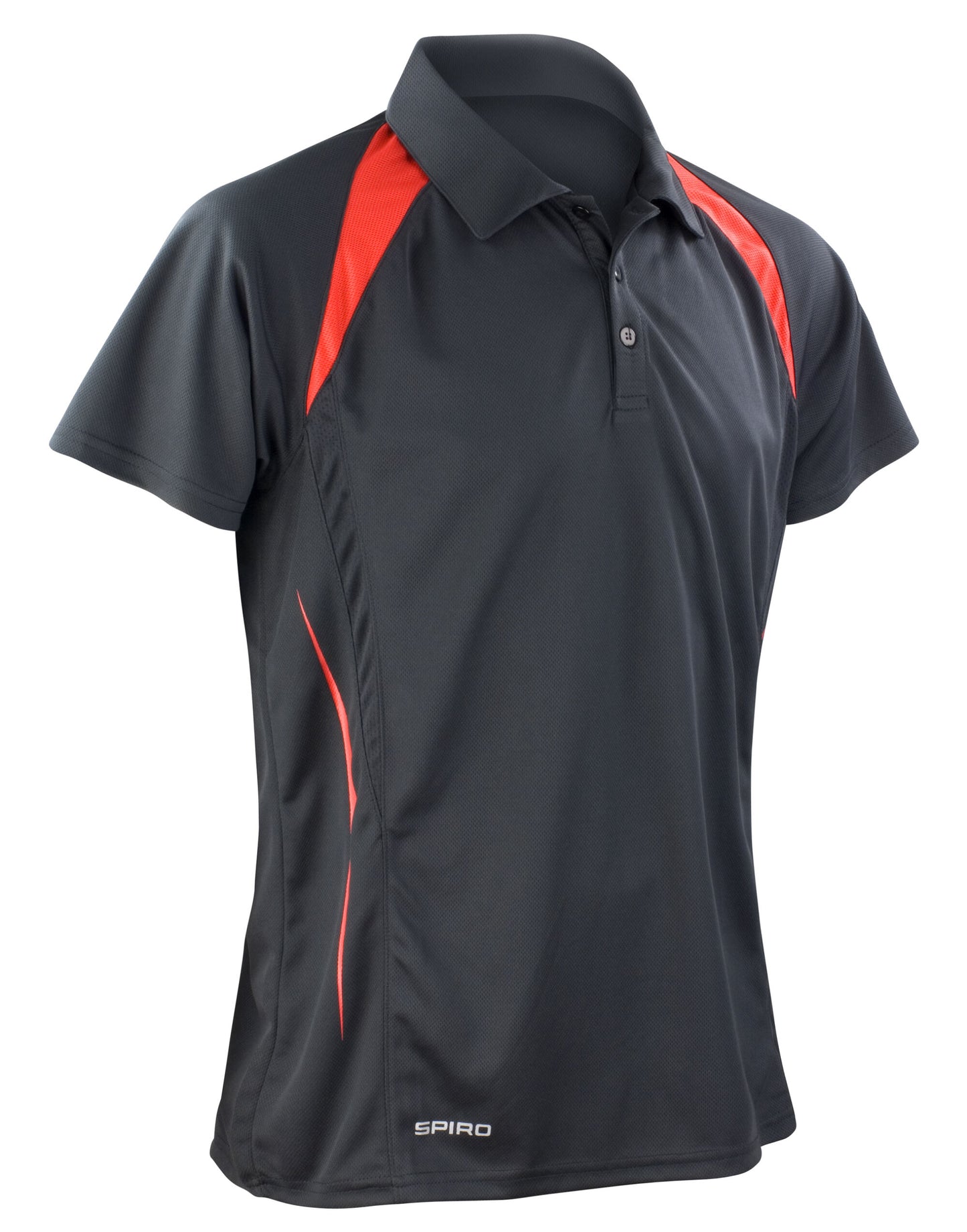 Men's Team Spirit Polo Shirt - Black/Red