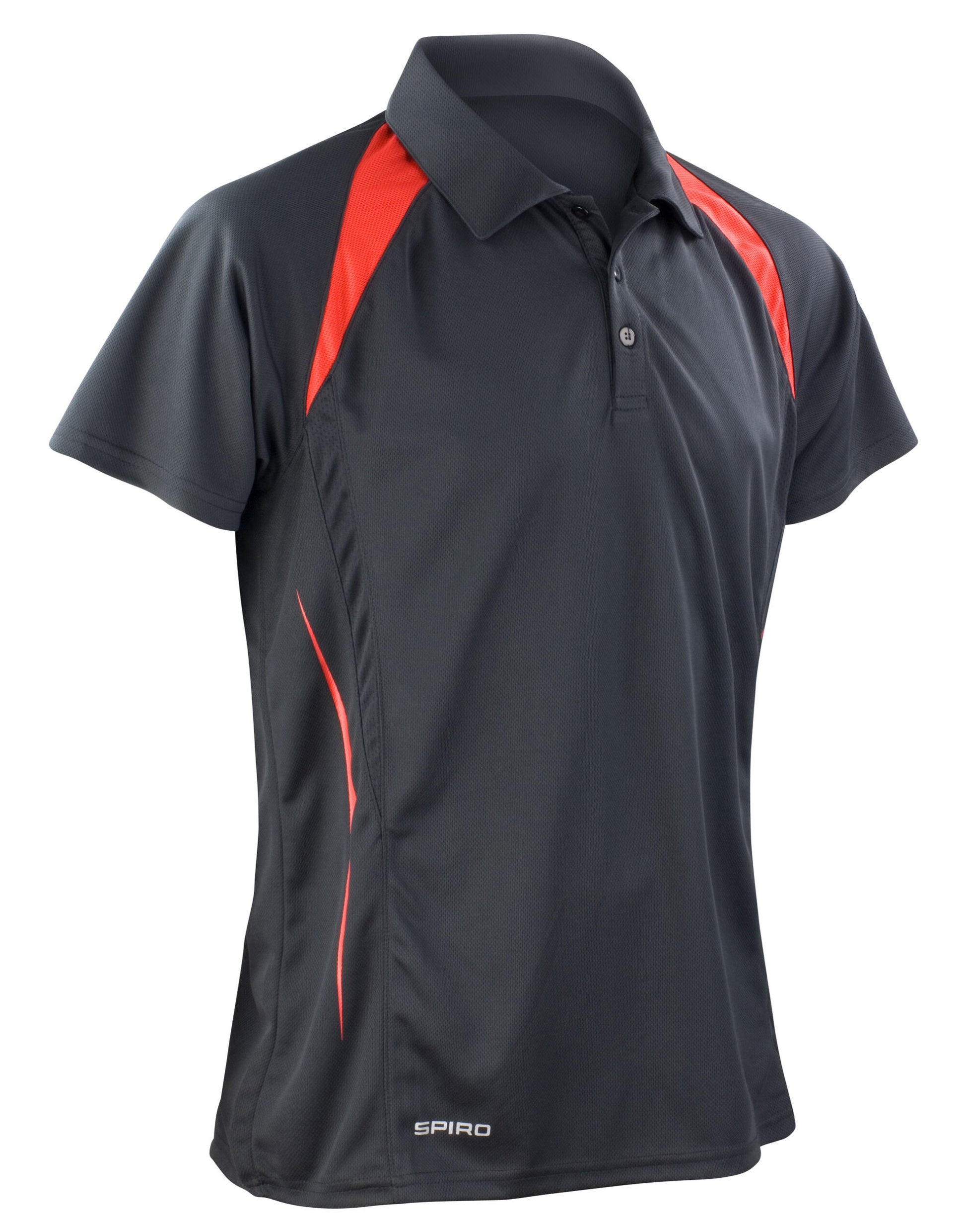 Men's Team Spirit Polo Shirt - Black/Red