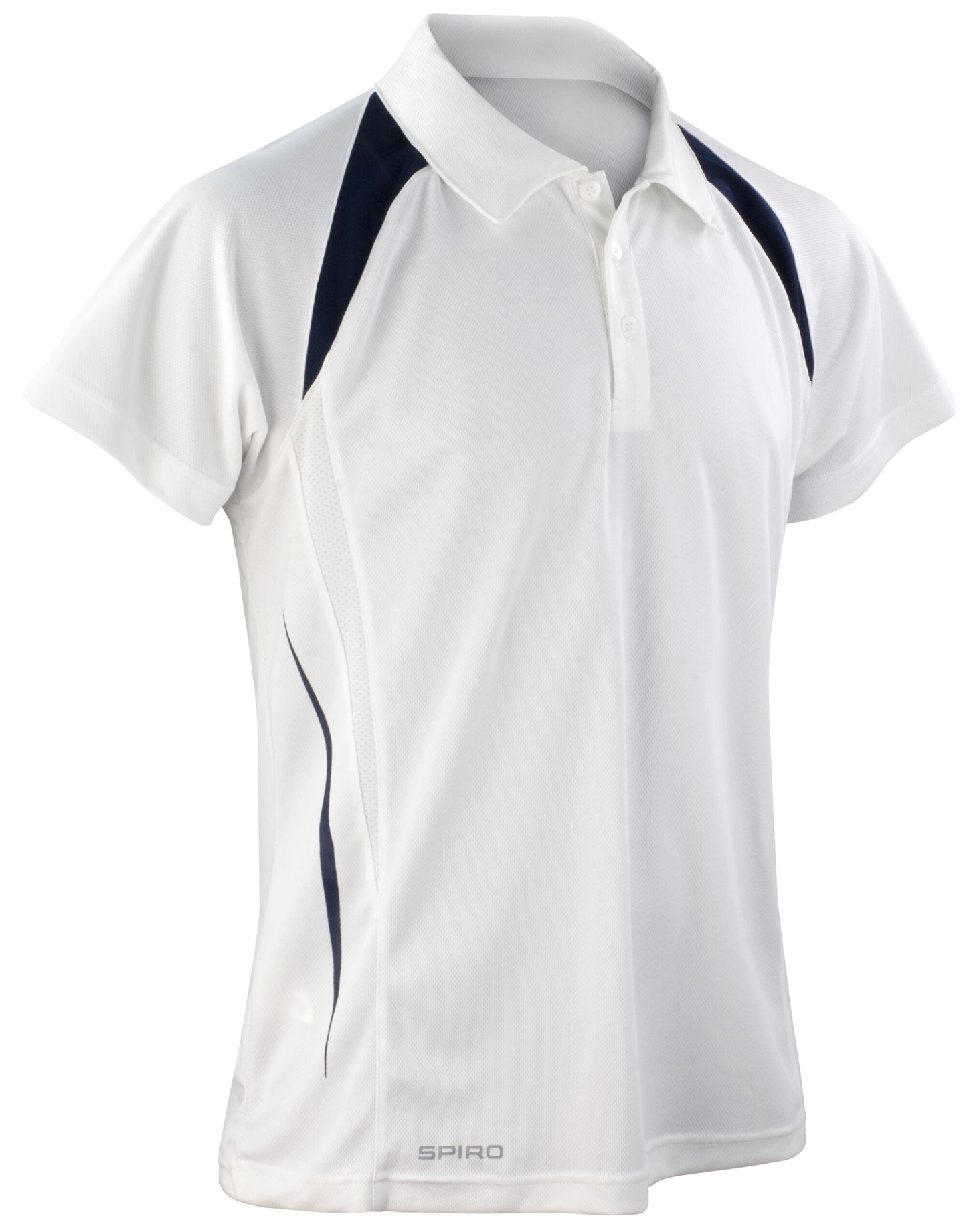 Men's Team Spirit Polo Shirt - White/Navy