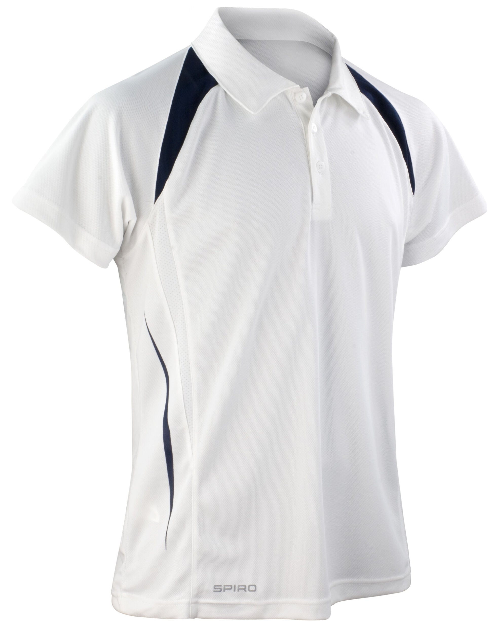 Men's Team Spirit Polo Shirt - White/Navy