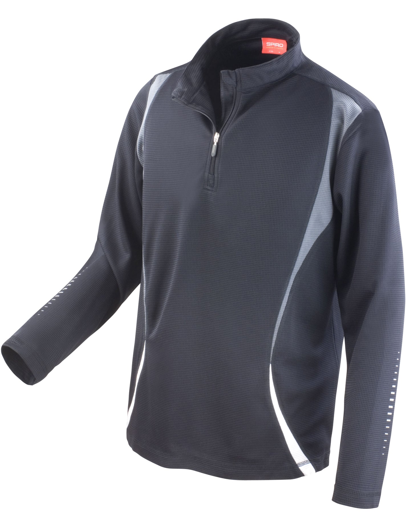 Unisex Trial Training Top - Black/Grey/White