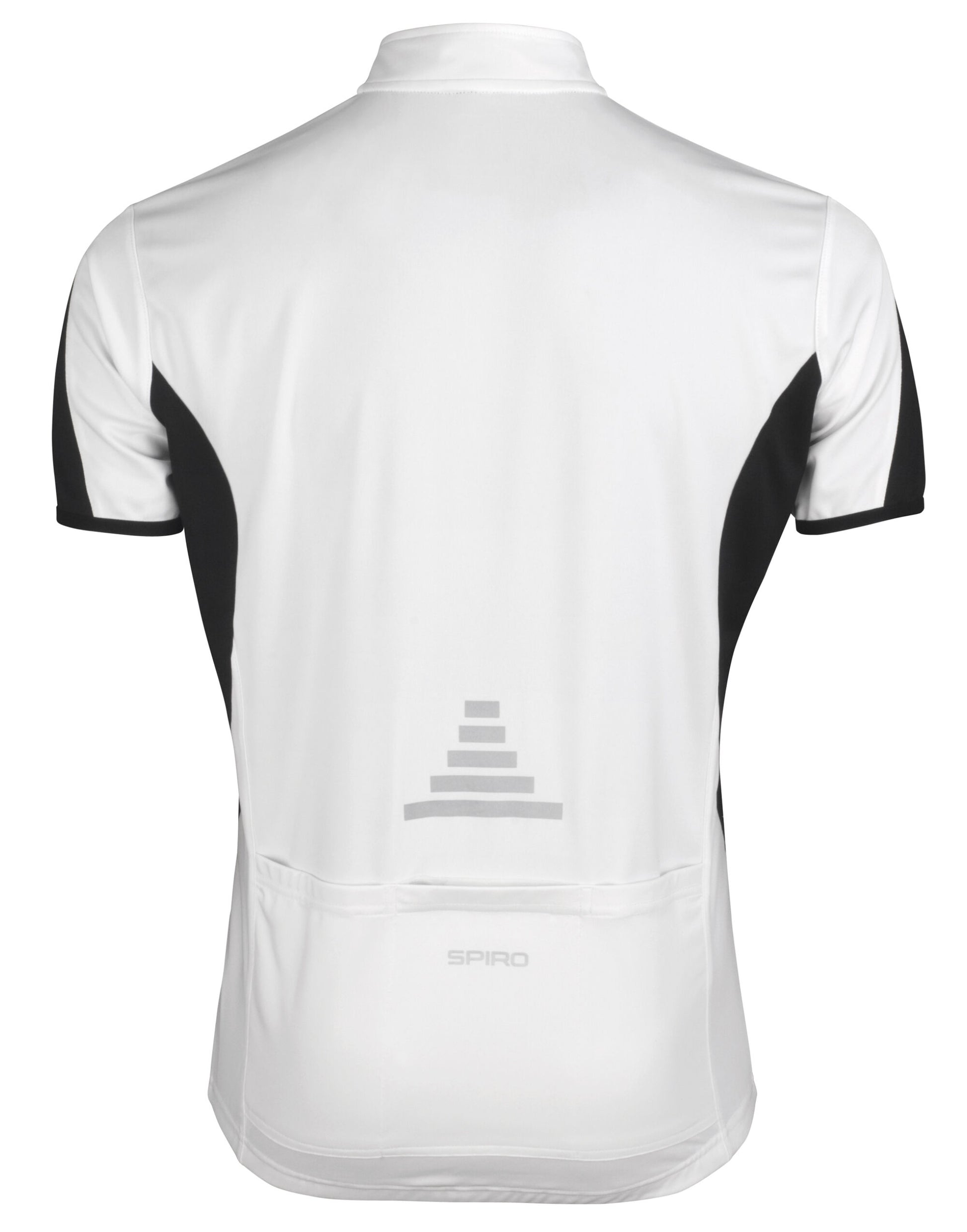 Men's Bikewear Full Zip Performance Top - White/Black