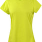 Ladies' Quick Dry Short Sleeve T-Shirt - Lime