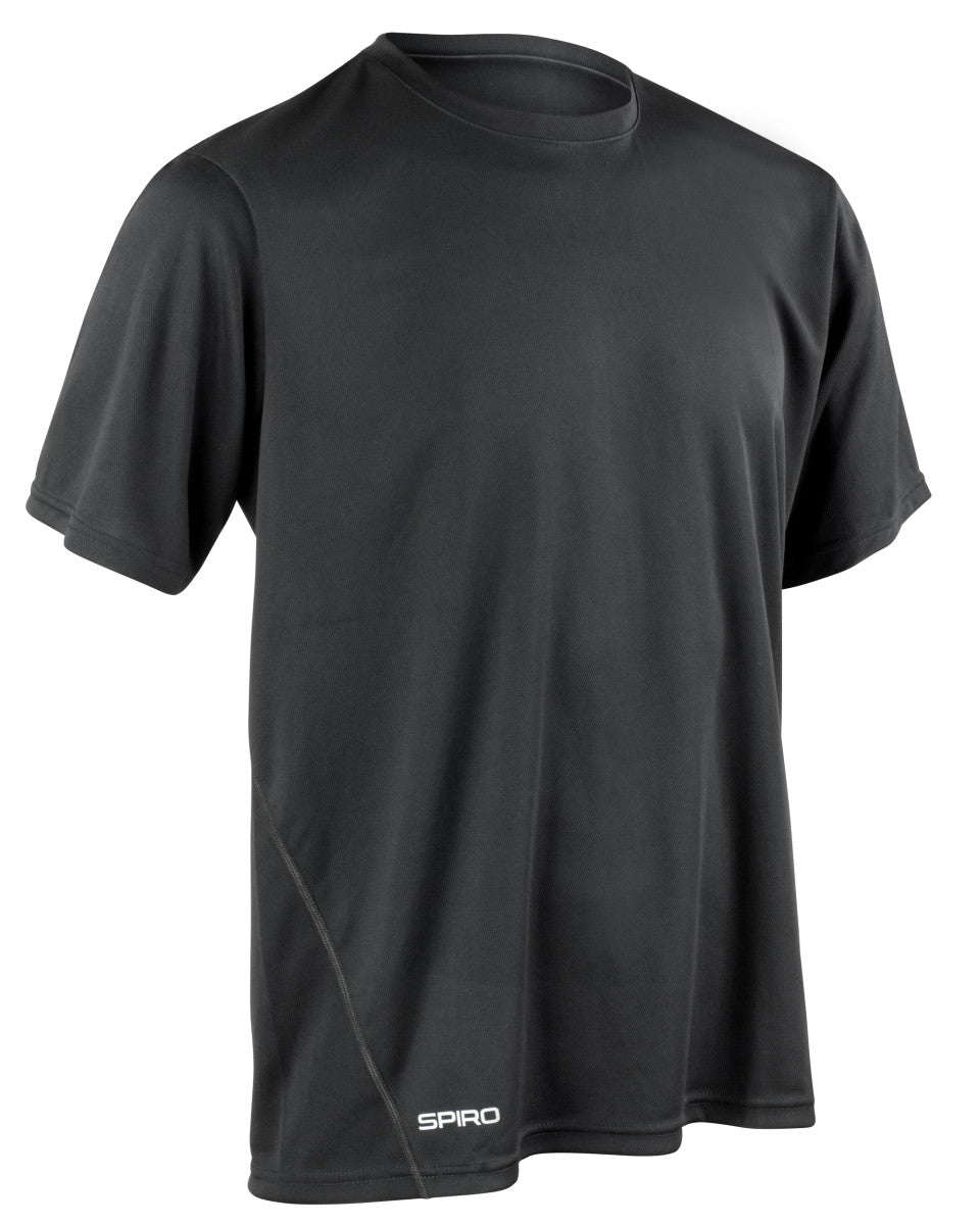 Men's Quick Dry Short Sleeve T-Shirt - Black