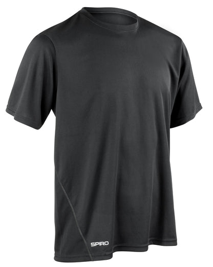 Men's Quick Dry Short Sleeve T-Shirt - Black
