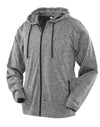Women's Hooded Tee-Jacket - Grey/Black