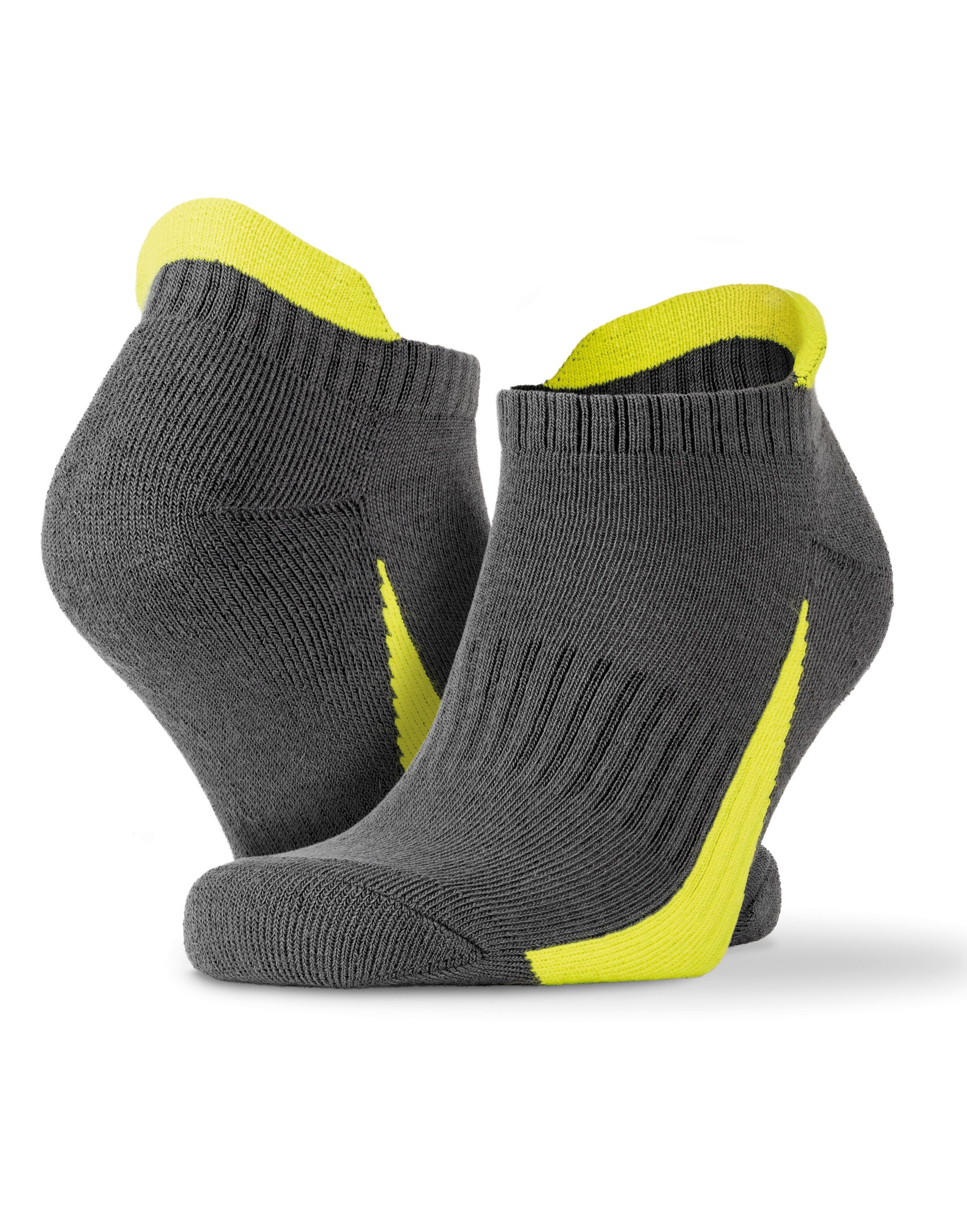 3-Pack Mixed Sneaker Sport Socks - Grey/Lime