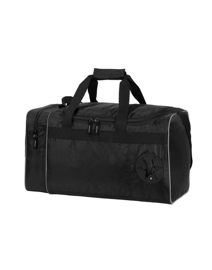 Cannes Sports/Overnight Holdall - Black/Light Grey