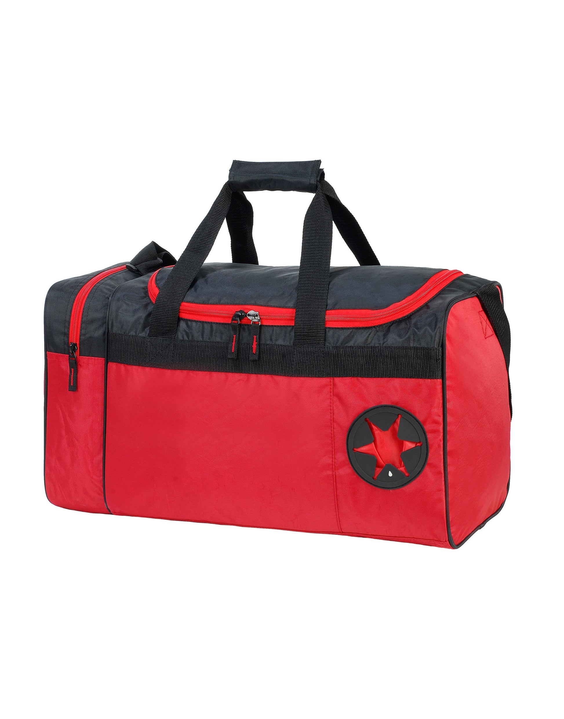 Cannes Sports/Overnight Holdall - Red/Black