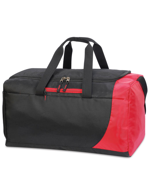 Naxos 43 Litre Holdall - Black/Red