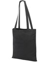 Guildford Cotton Shopper/Tote Shoulder Bag - Black