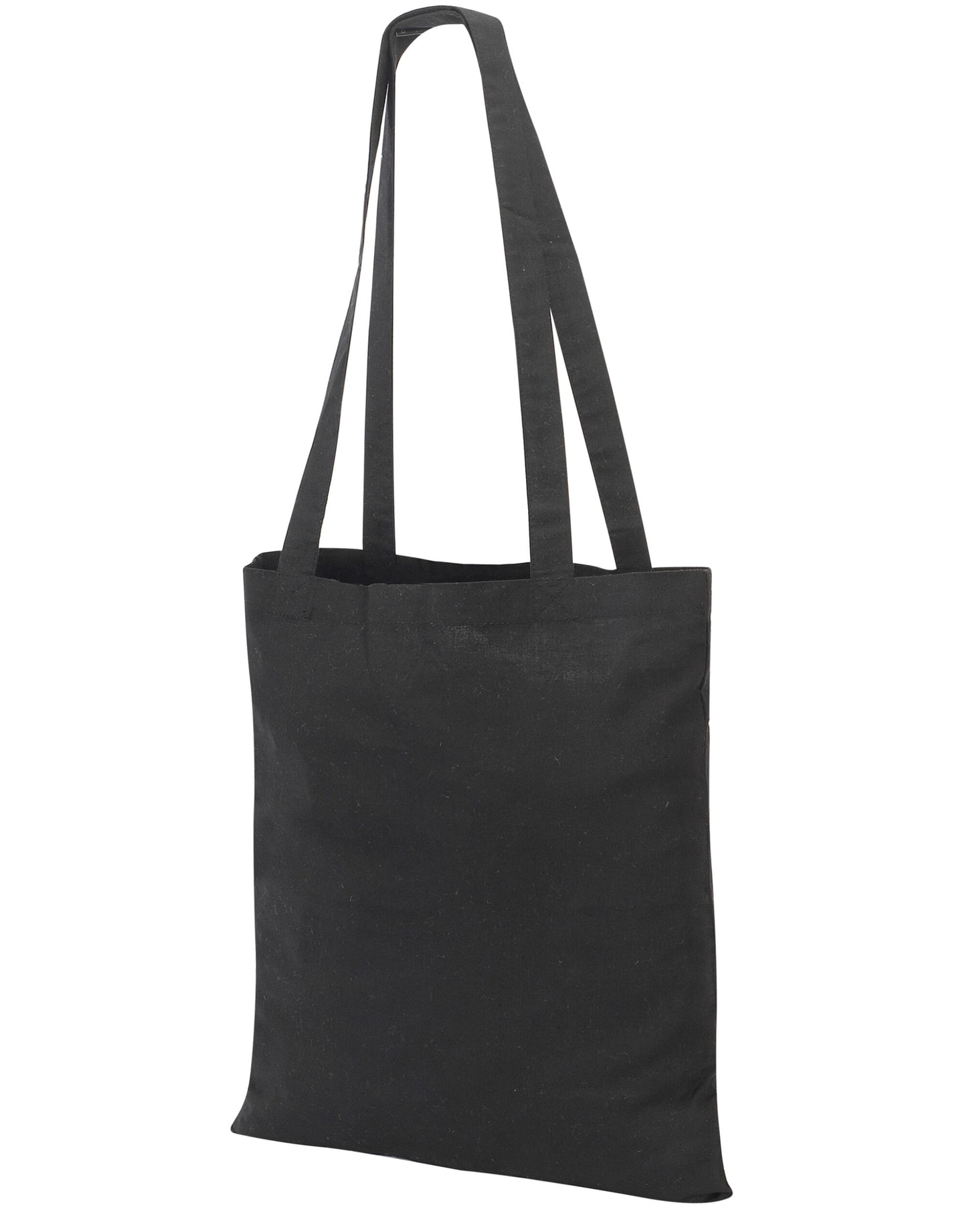 Guildford Cotton Shopper/Tote Shoulder Bag - Black