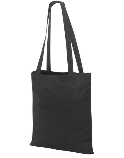 Guildford Cotton Shopper/Tote Shoulder Bag - Black