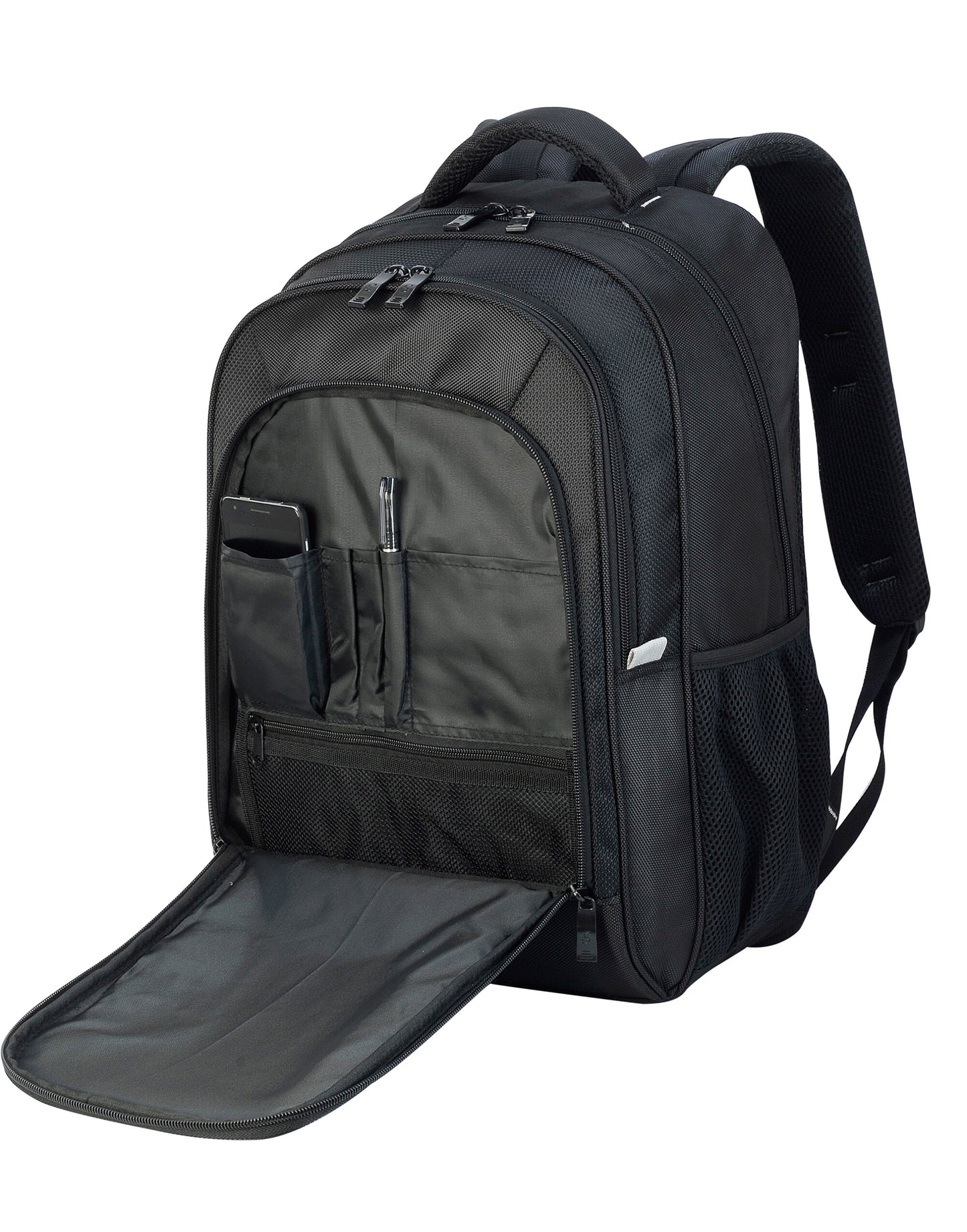 Frankfurt Smart Laptop Backpack - Black