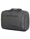 Bordeaux Laptop Briefcase - Charcoal/Black