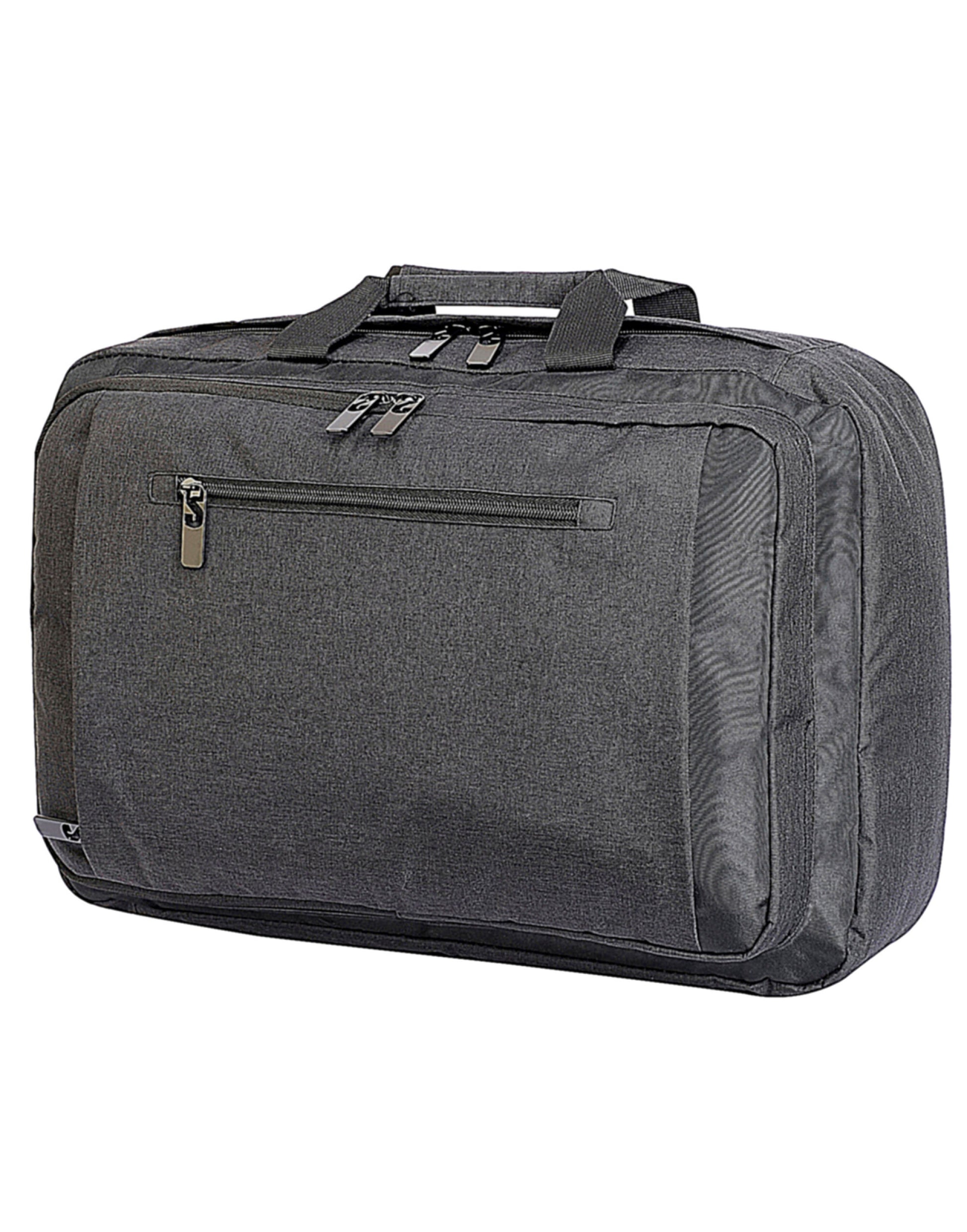 Bordeaux Laptop Briefcase - Charcoal/Black