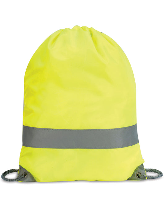Hi-Vis Stafford Drawstring Tote Backpack - Hi-Vis Yellow