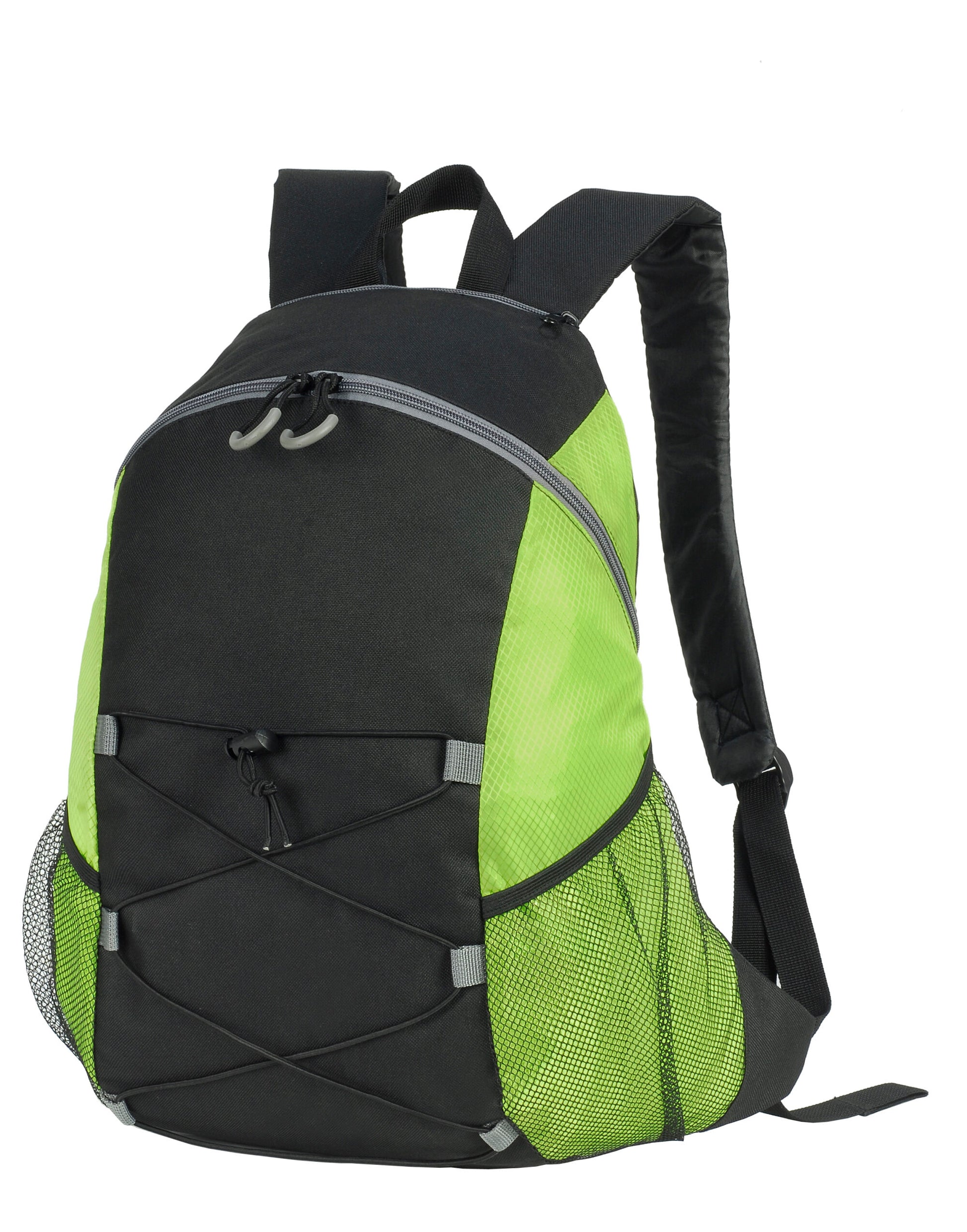 Chester Backpack - Black/Lime Green