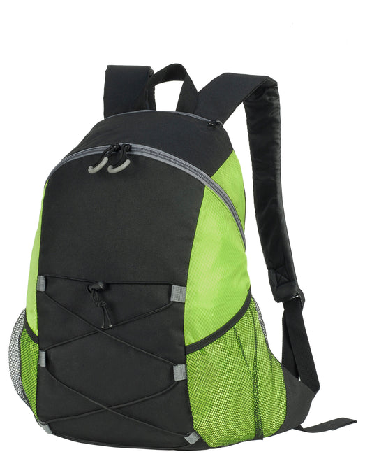 Chester Backpack - Black/Lime Green