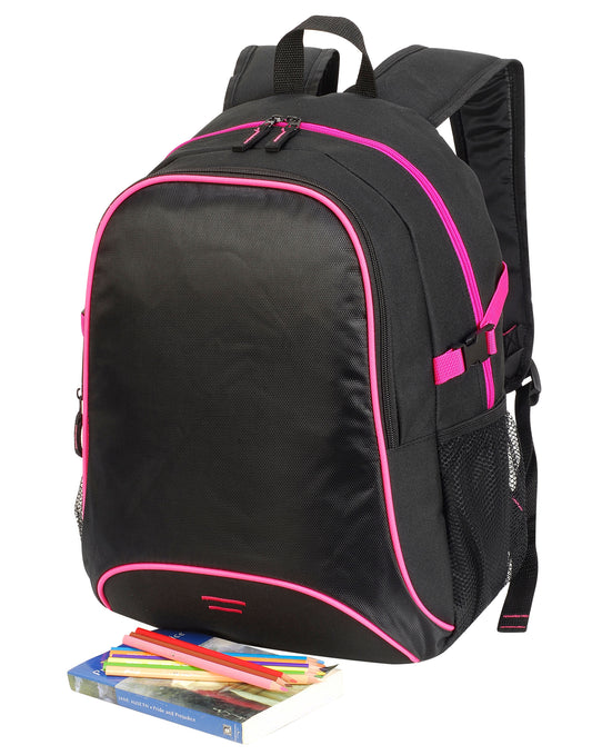 Osaka Backpack - Black/Hot Pink