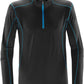 Men's Pulse Fleece Pullover - Black/Electric Blue