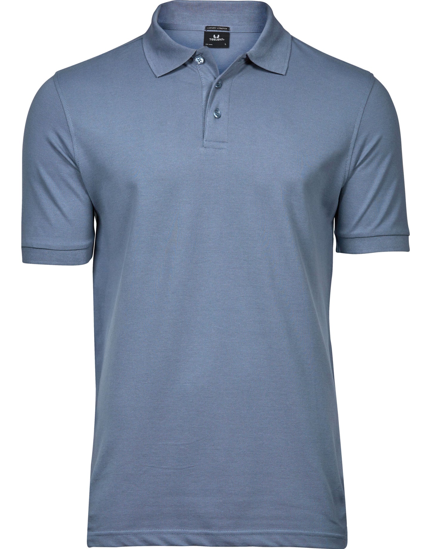 Men's Luxury Stretch Polo - Flint Stone