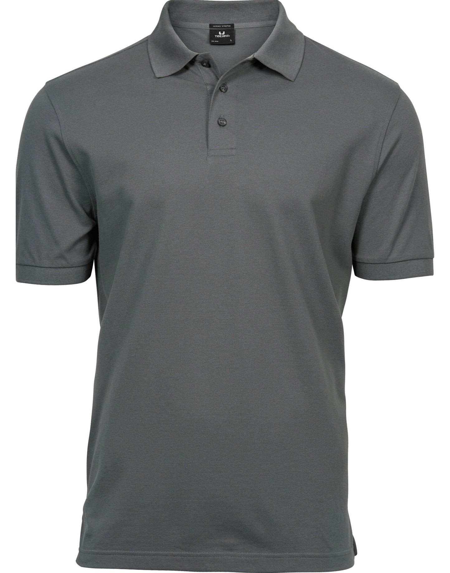 Men's Luxury Stretch Polo - Powder Grey