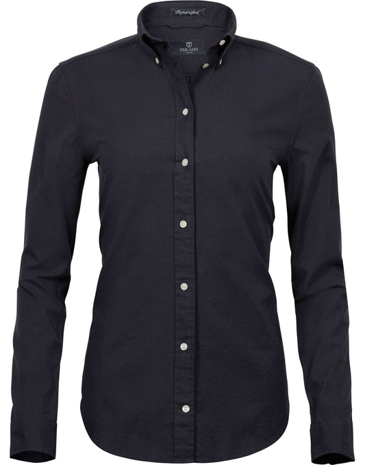 Ladies' Perfect Oxford Shirt - Black
