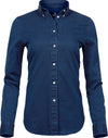 Ladies' Casual Twill Shirt - Indigo