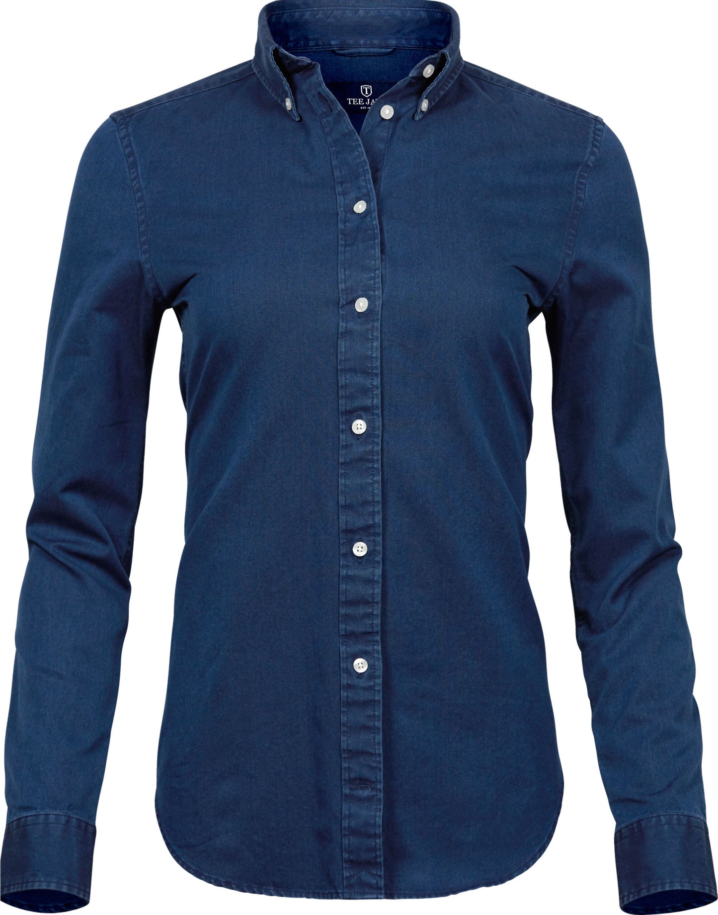 Ladies' Casual Twill Shirt - Indigo