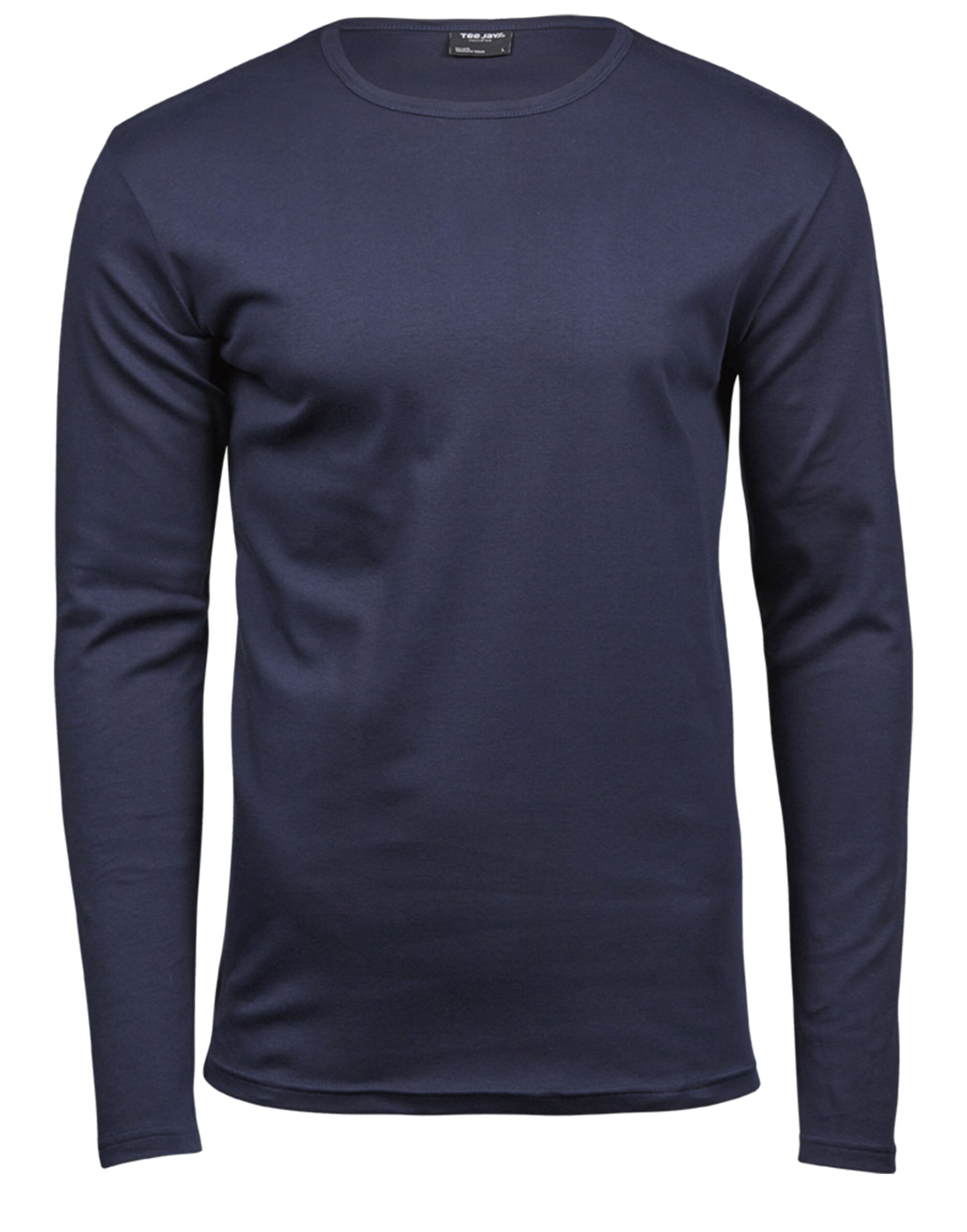 Men's Long Sleeve Interlock Tee - Navy