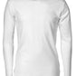 Men's Long Sleeve Interlock Tee - White