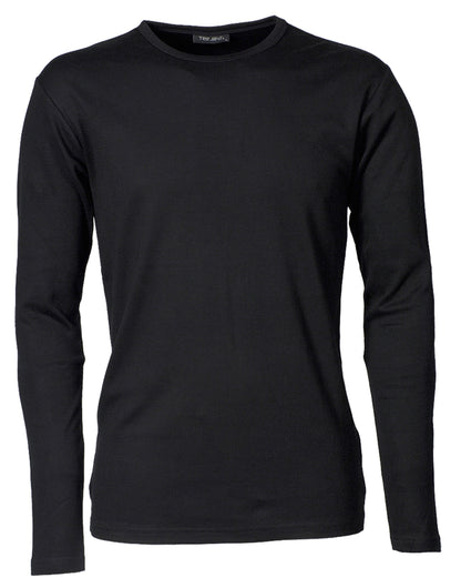 Men's Long Sleeve Interlock Tee - Black