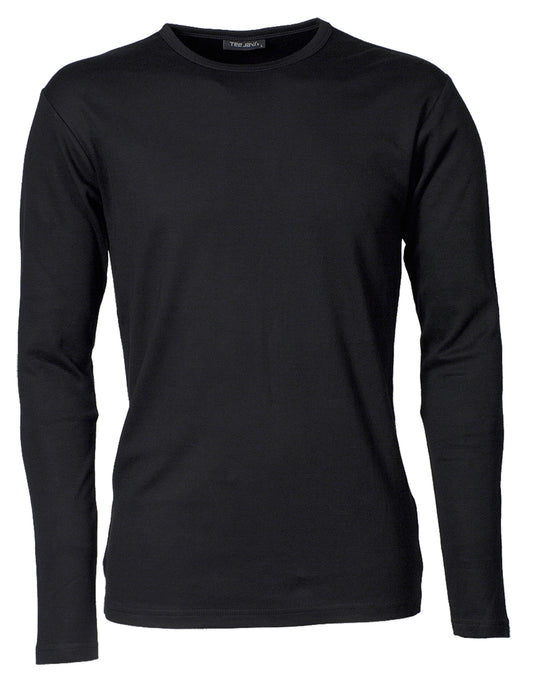 Men's Long Sleeve Interlock Tee - Black