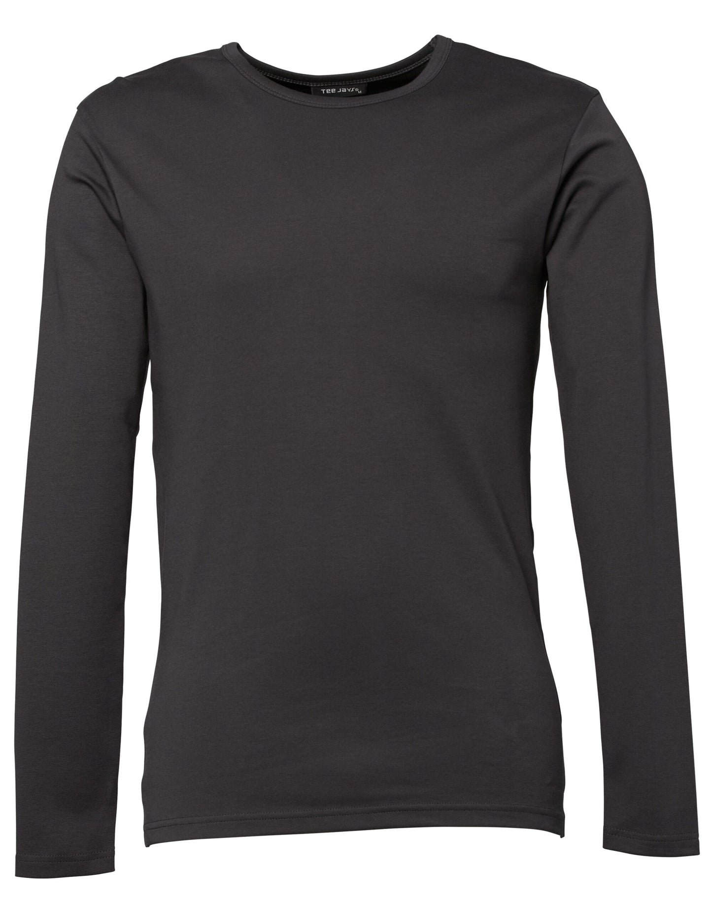 Men's Long Sleeve Interlock Tee - Dark Grey