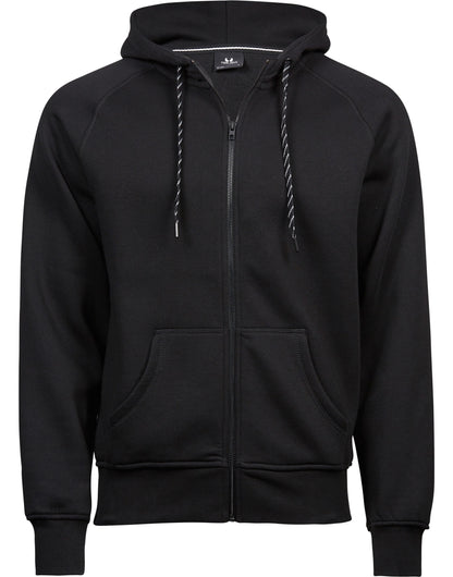 Men's Fashion Full Zip Hood - Black