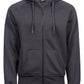 Men's Fashion Full Zip Hood - Dark Grey