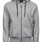 Men's Fashion Full Zip Hood - Heather Grey