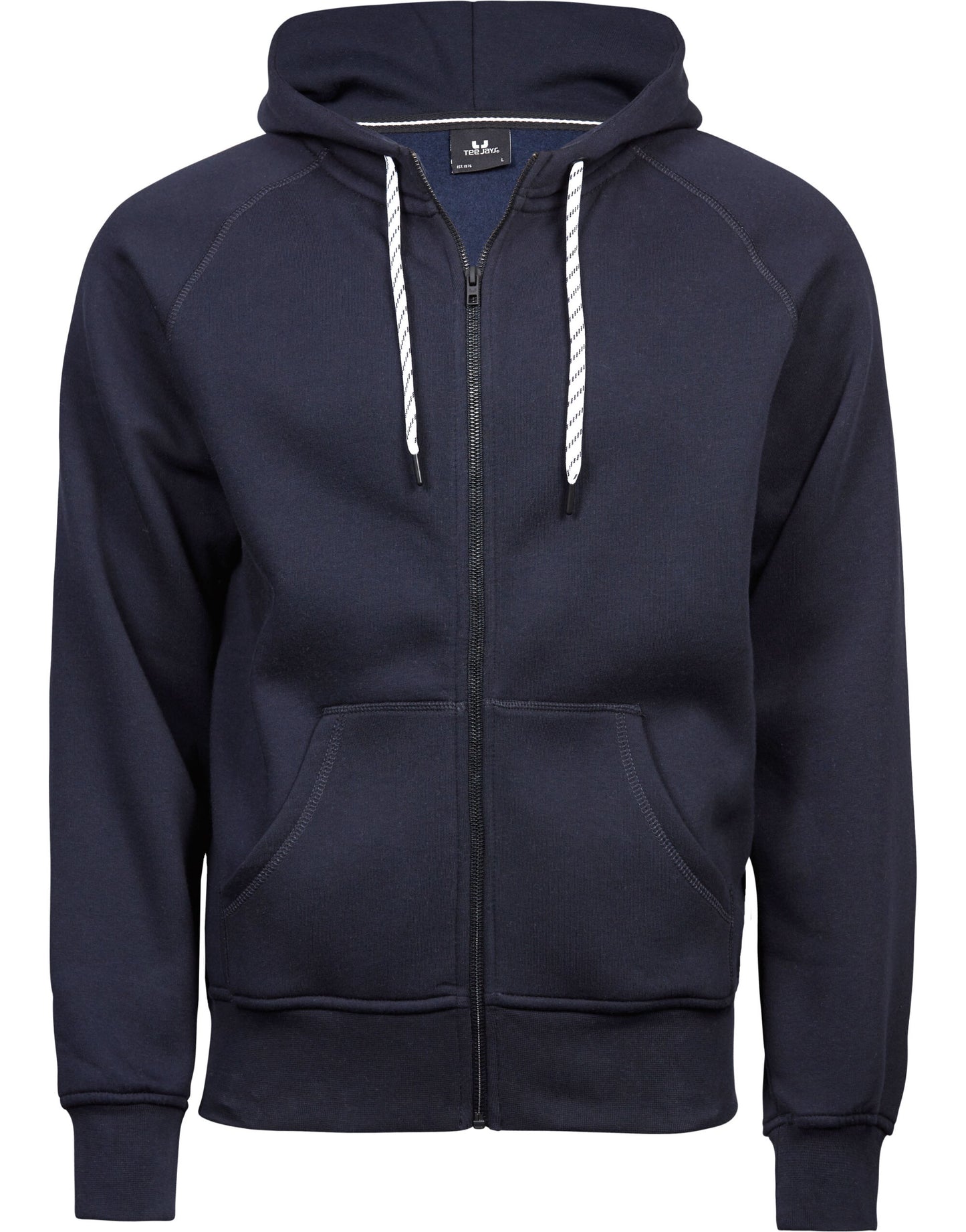 Men's Fashion Full Zip Hood - Navy