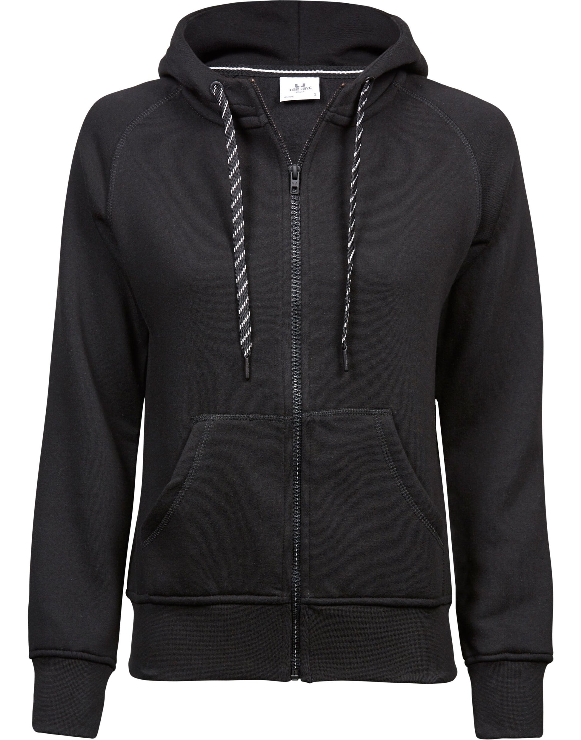 Ladies' Fashion Full Zip Hood - Black