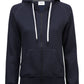 Ladies' Fashion Full Zip Hood - Navy