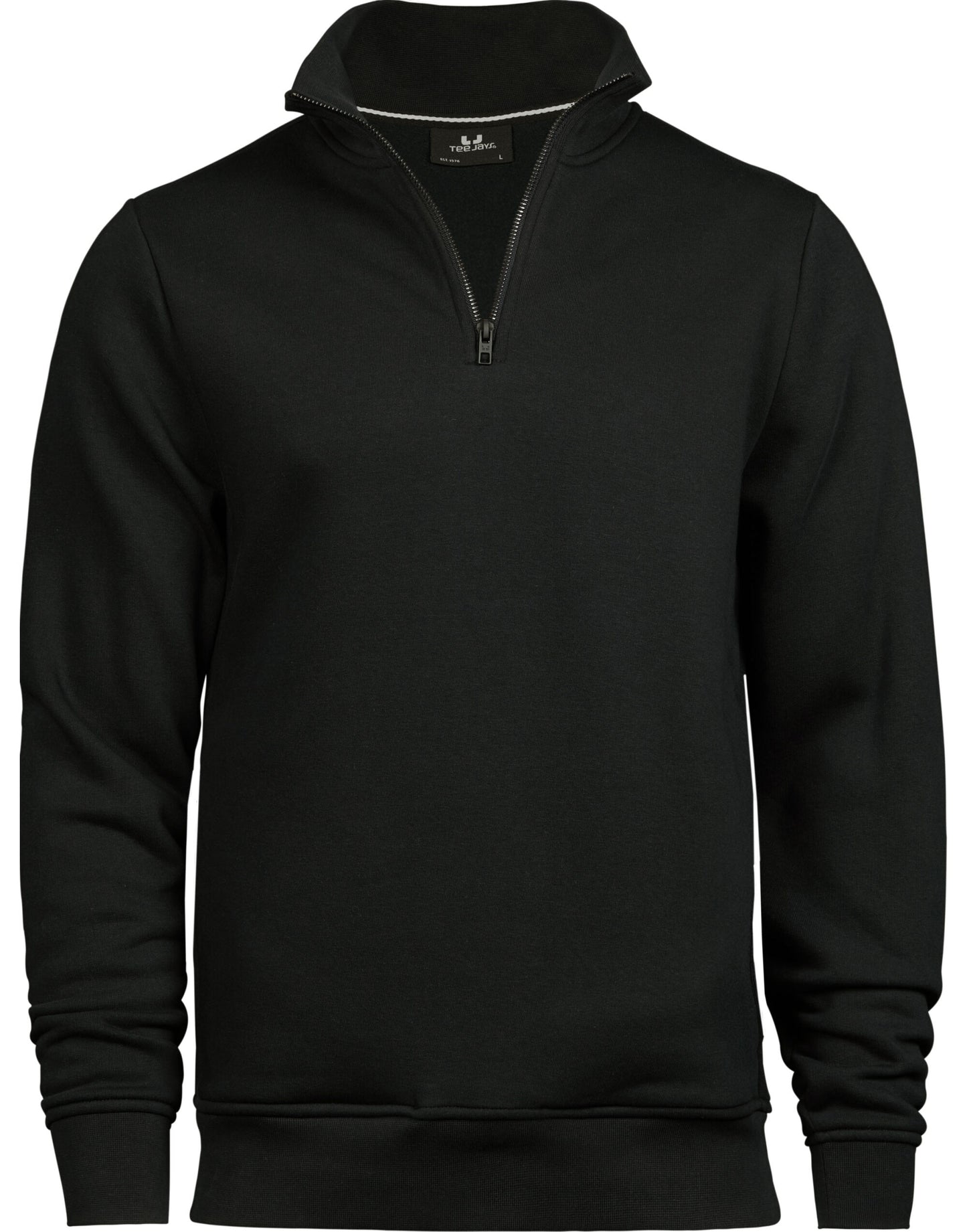 Half Zip Sweatshirt - Black