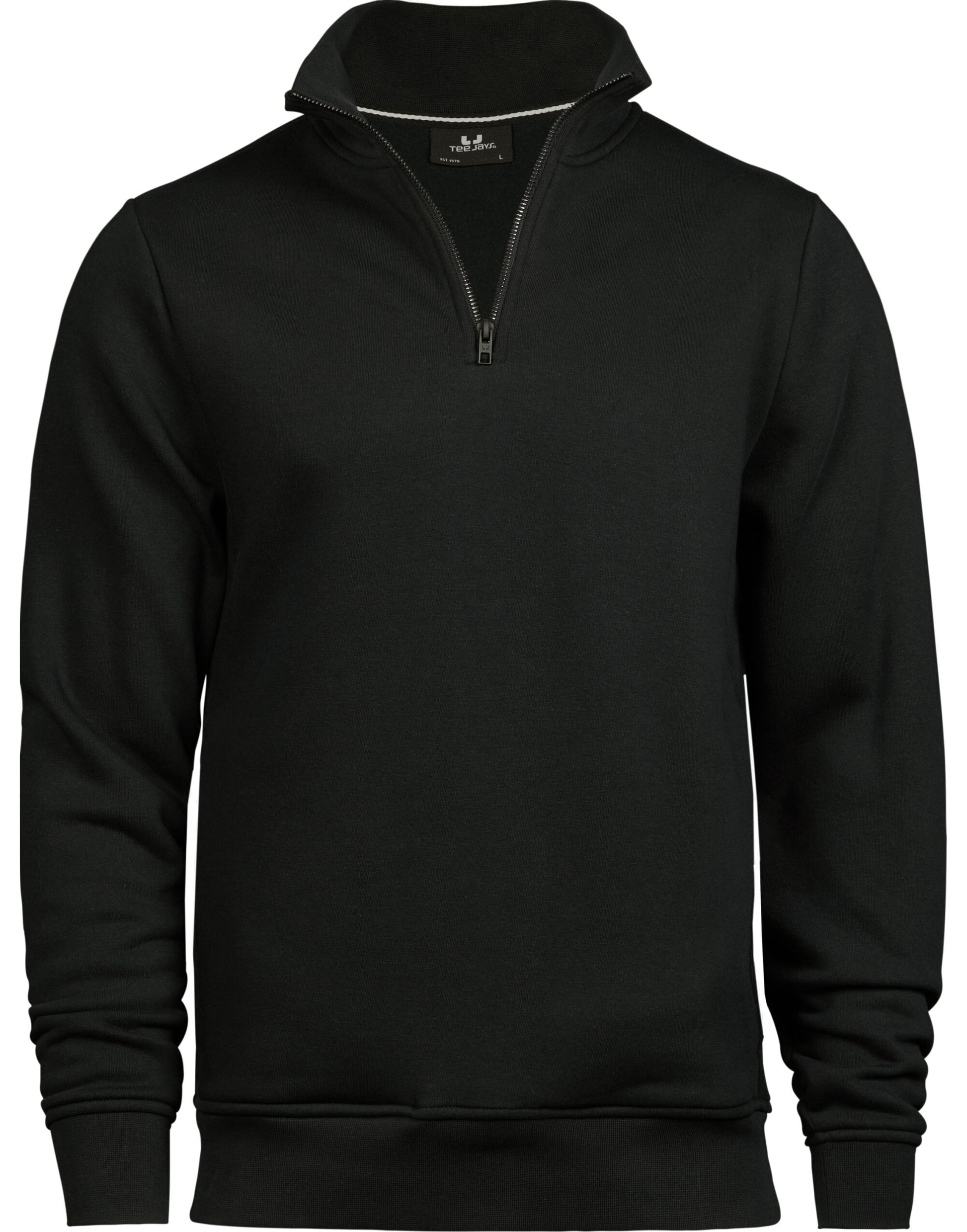 Half Zip Sweatshirt - Black